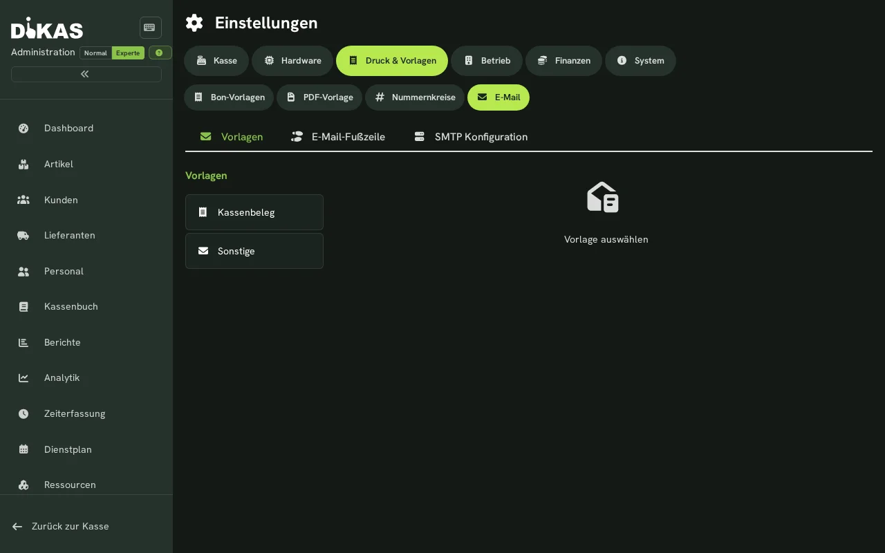 E-Mail-Einstellungen